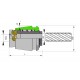TAPPING COLLET WITH  AXIAL COMPENS. ER40 D.6
