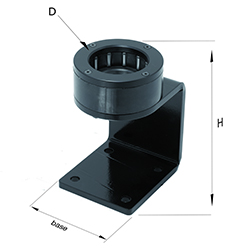 SUPPORT DE MONTAGE A ROULEAUX