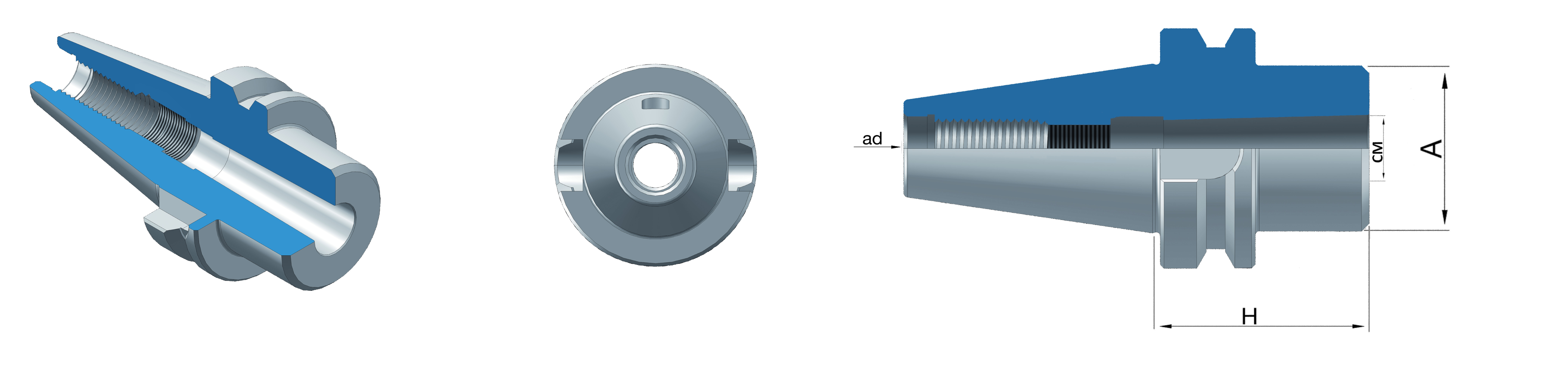 cono morse per frese BT40