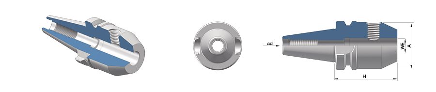 per frese weldon BT30