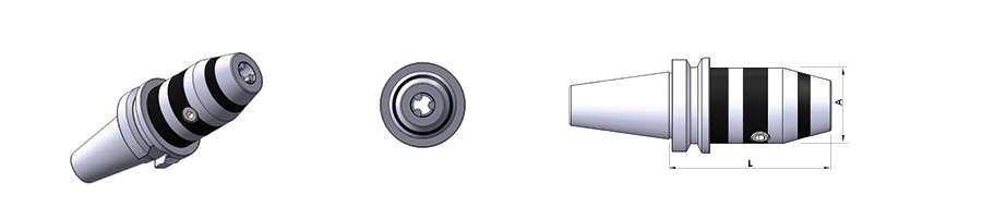 autoserranti chiave esagonale BT40