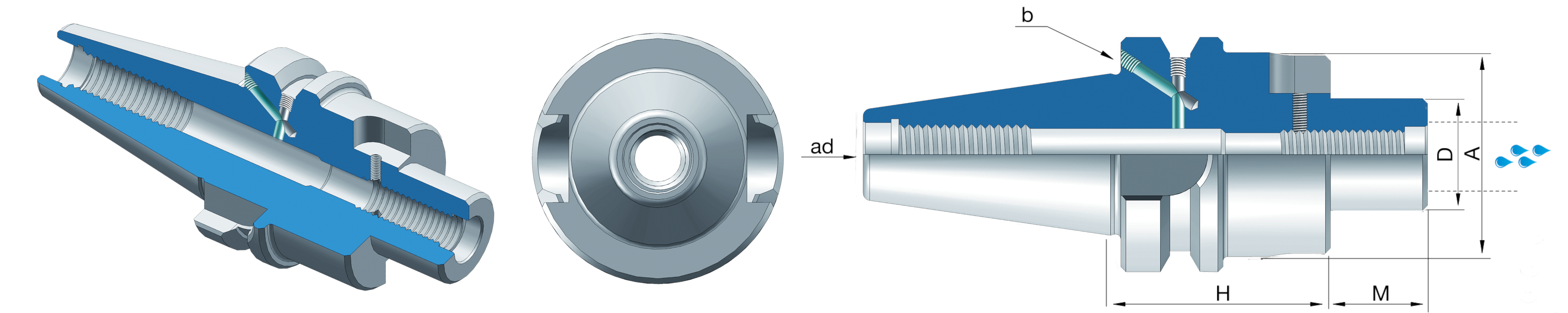 portafrese fissi BT40
